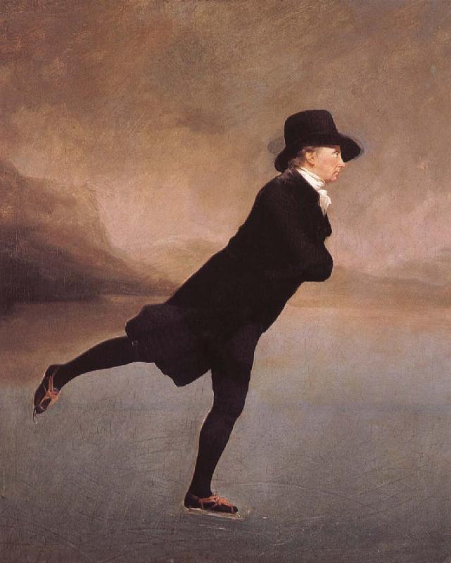 Sir Henry Raeburn Pastor Robert Walker pa skridskotur oil painting picture